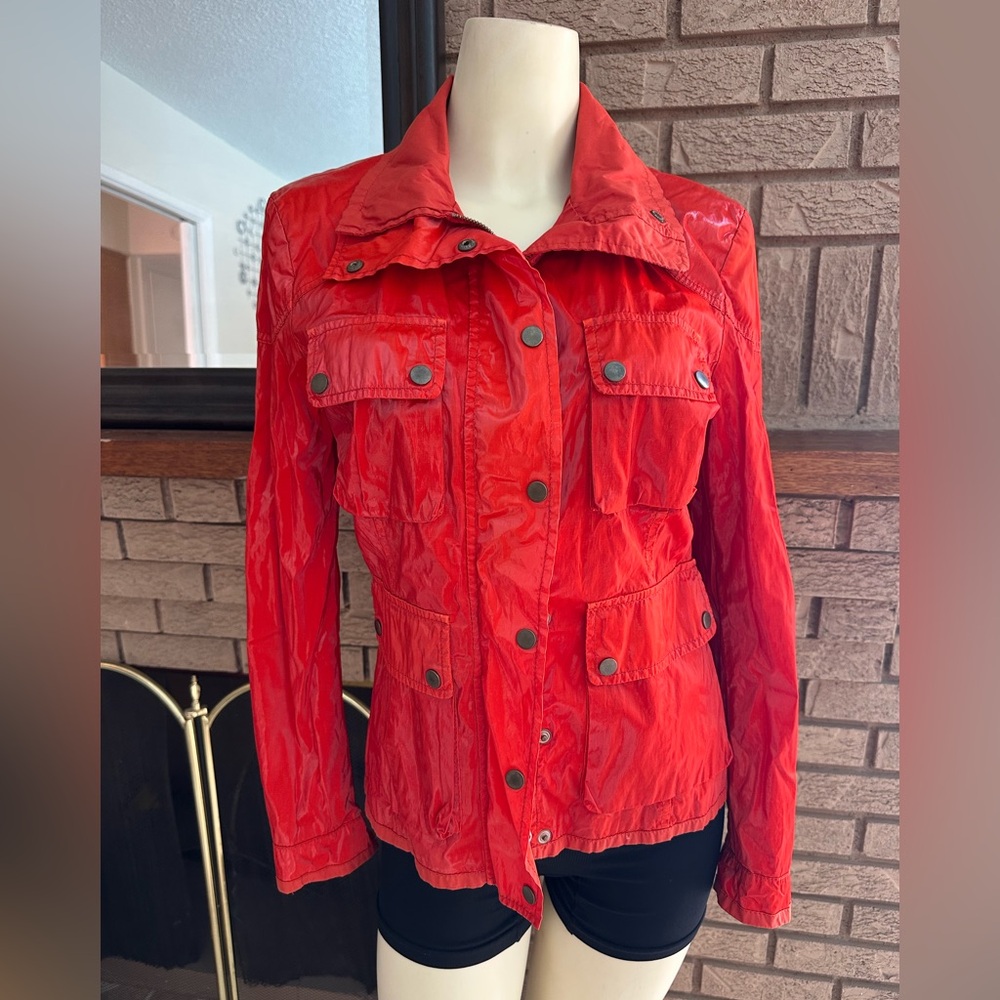 Belstaff Vibrant Red Utility Jacket